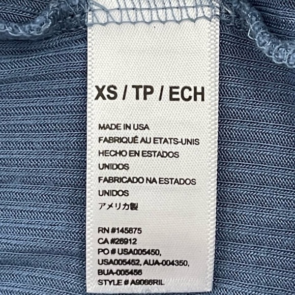 Amuse Society Riley Hi-Low Long Sleeve Shirt (French Blue) - Size XS (Oversized) - Picture 2 of 2